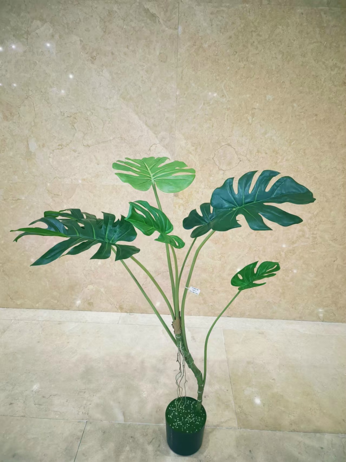 43" 7-Head Monstera Large Leaf